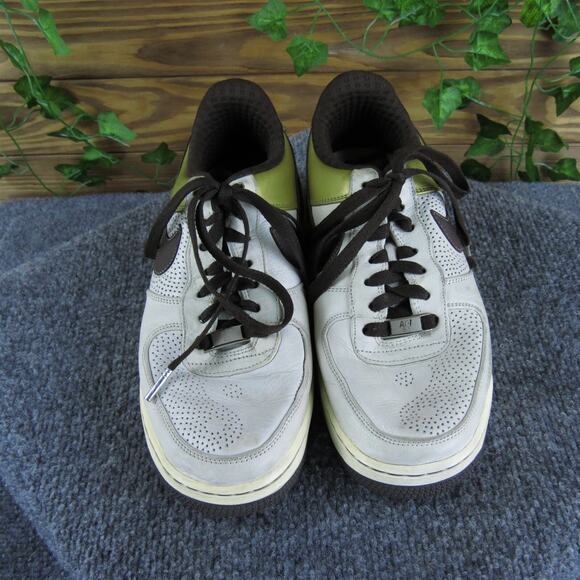 Nike Sneaker Original Six Air Force‎ I Boys Y 6.5 Medium Athletic Gold Synthetic - Picture 2 of 6